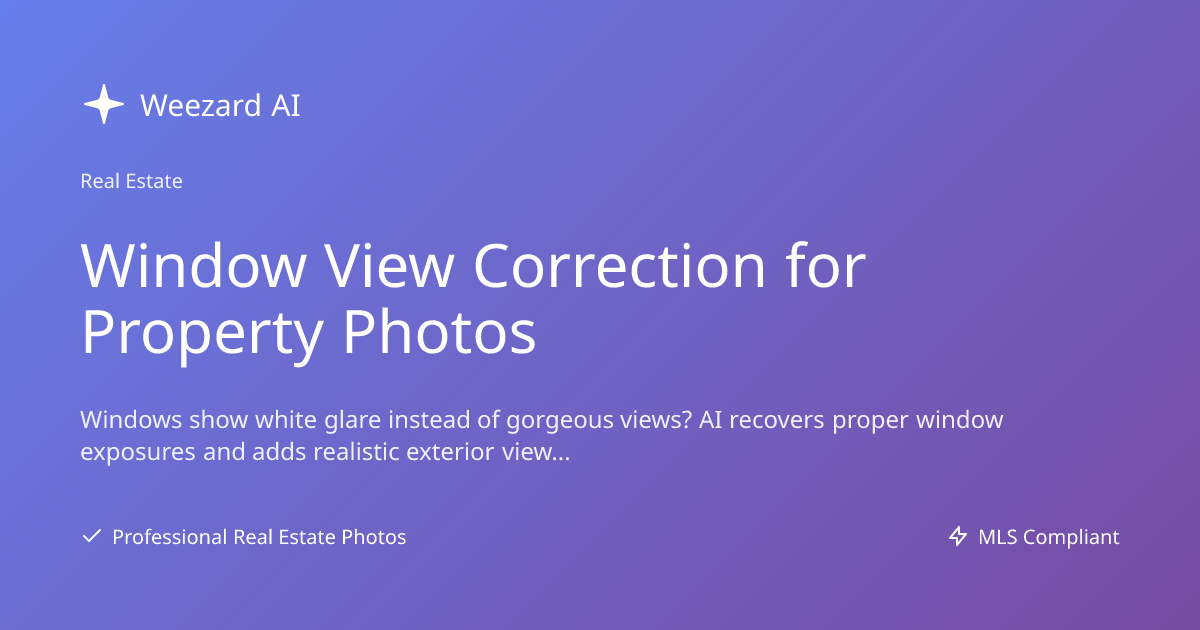 Fix Blown Out Windows in Real Estate Photos - Window View Recovery ...